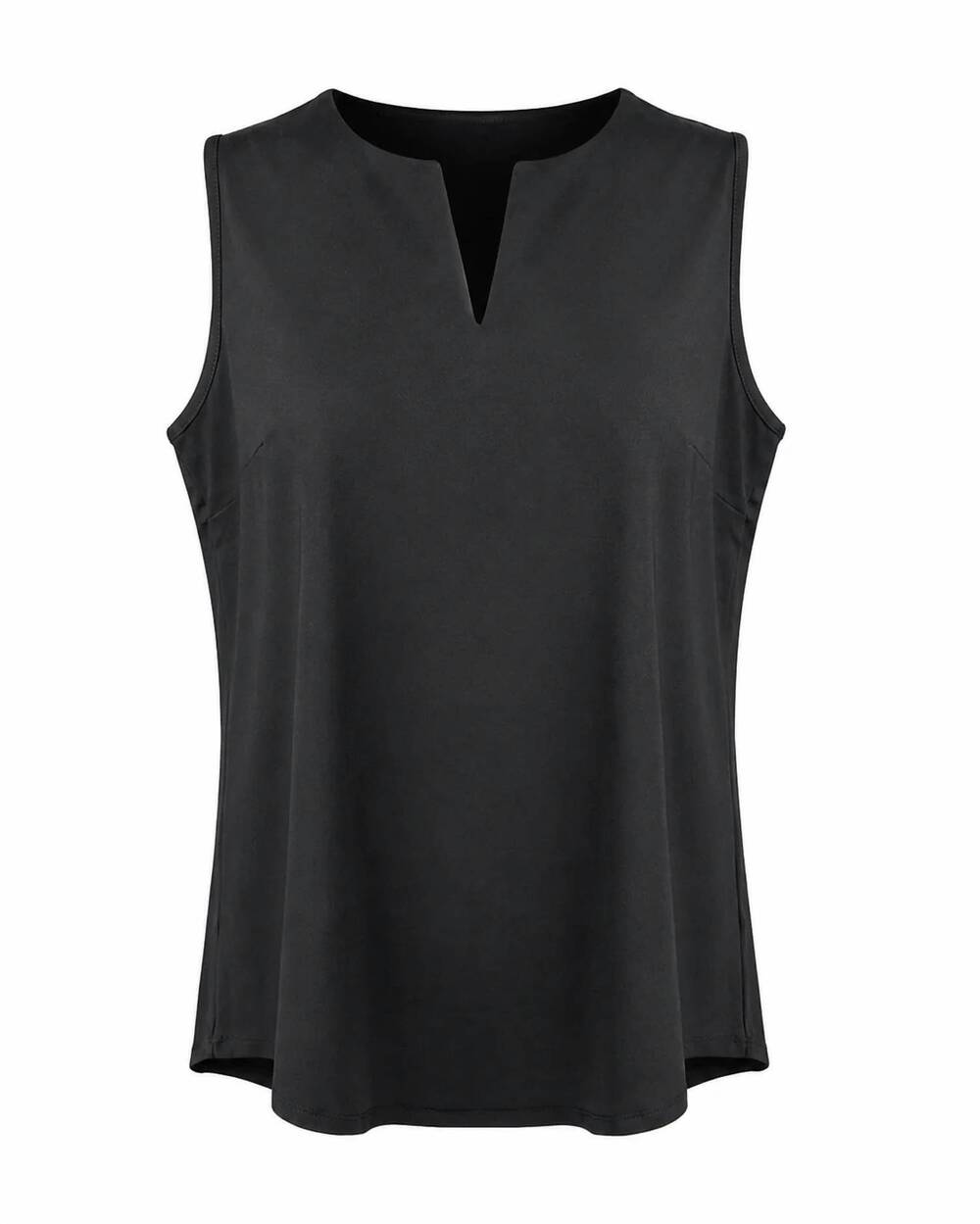 NEW LULU-B women's sleeveless keyhole top in black
